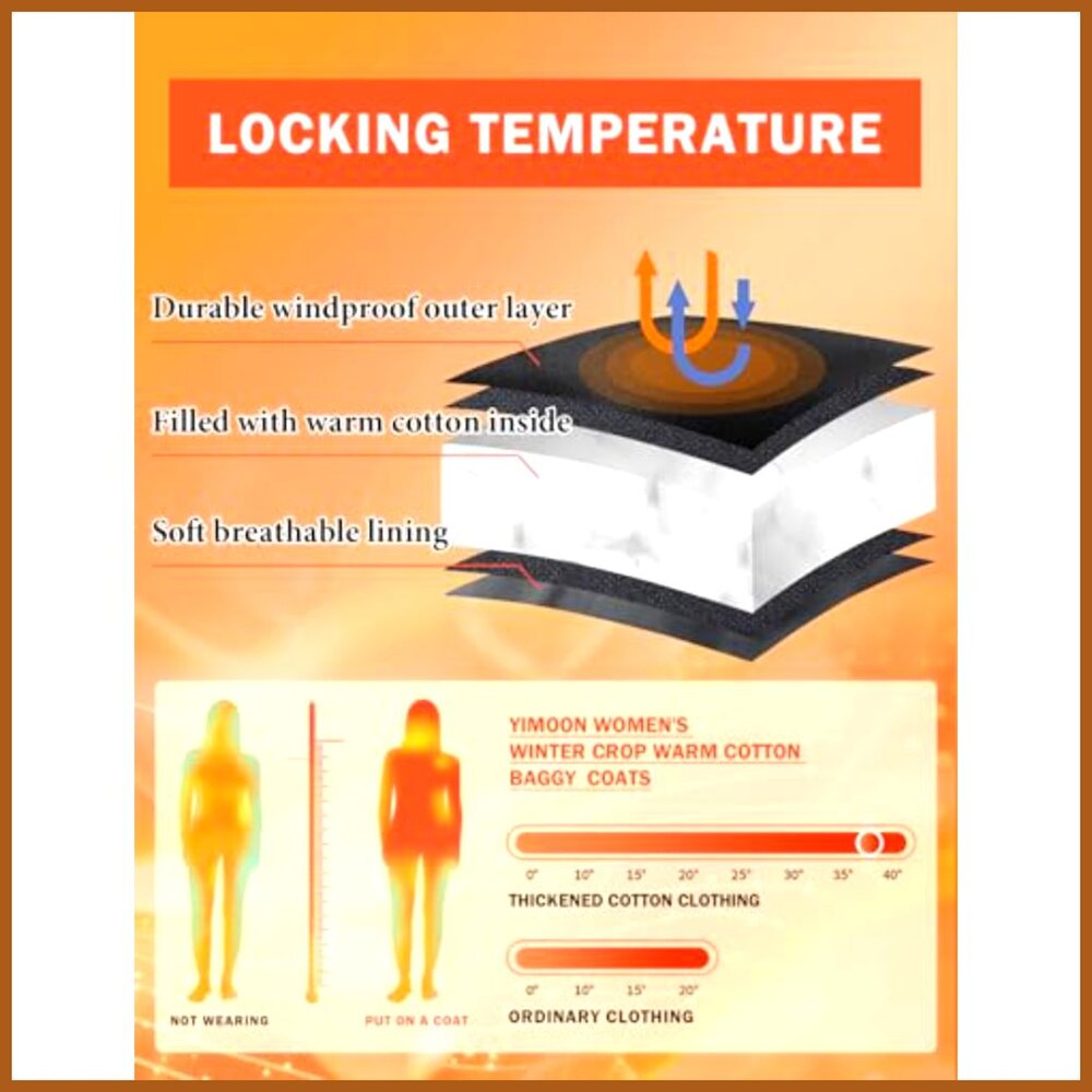 Cropped Puffer Jacket Waterproof Polyester Quilte… - image 4